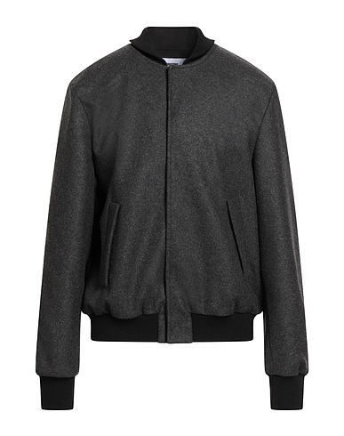 GRIFONI Bomber Charcoal 80% Virgin Wool, 20% Polyamide