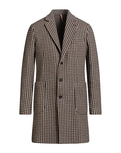 ROBERTO P  Luxury Cappotto Marrone 90% Lana, 10% Poliammide
