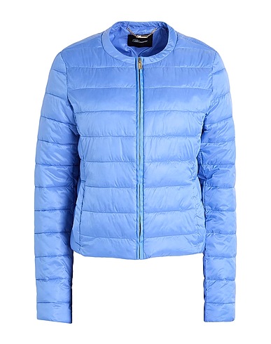 BLUMARINE Shell  jacket Light blue 100% Polyamide