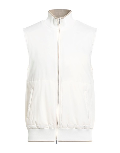 VIADESTE Gilet Ivory 100% Cotton, Polyester