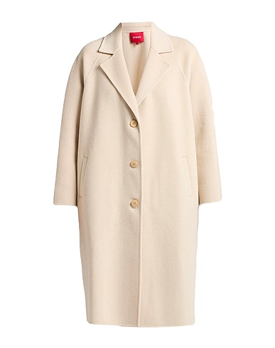 STAUD Coat Ivory 70% Wool, 30% Synthetic fibers