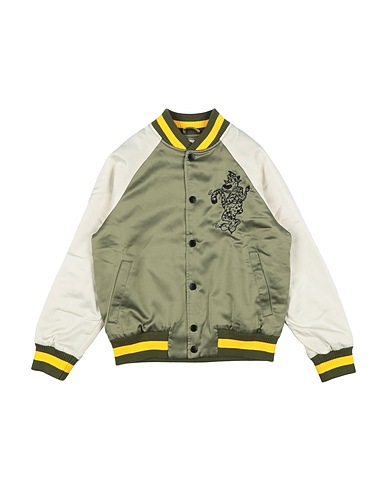 STELLA McCARTNEY KIDS Jacket Military green 83% Polyester, 17% Cotton