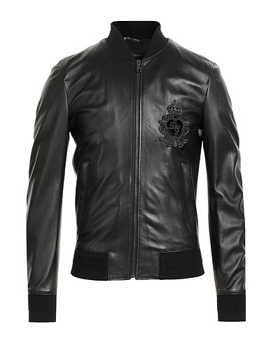 DOLCE&GABBANA Jacket Black 100% Lambskin