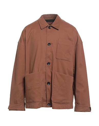 RAG & BONE Jacket Chocolate brown 95% Cotton, 5% Polyurethane
