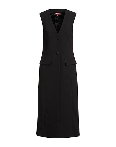 STAUD Full-length jacket NERO 68% Polyester, 27% Viscose, 5% Elastane