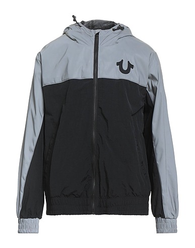 TRUE RELIGION Jacket Black 100% Nylon, Polyester
