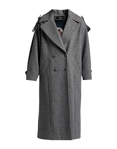 CRISTINAEFFE Coat Grey 90% Polyester, 10% Wool