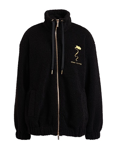 ARMANI EXCHANGE Teddy Coat Black 100% Polyester