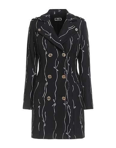 ELISABETTA FRANCHI Blazer dress Black 95% Polyester, 5% Polyamide