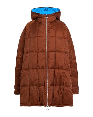 SEMICOUTURE Shell jacket Brown 100% Polyamide