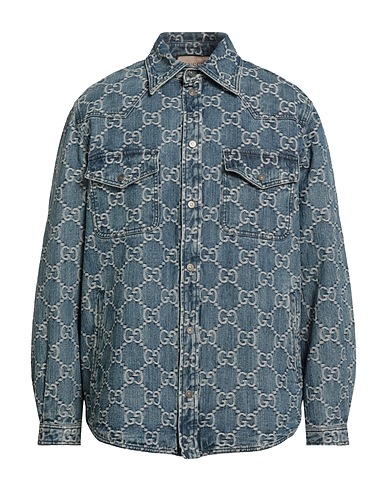 GUCCI Denim jacket Blue 100% Cotton