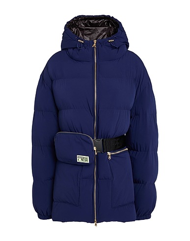 PATRIZIA PEPE Shell  jacket Blue 90% Polyamide, 10% Elastane