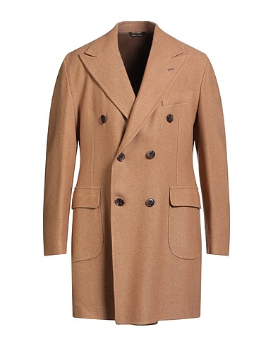 BRIAN DALES Cappotto Cammello 58% Lana di yak, 42% Lana