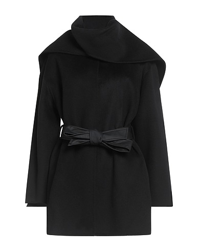MARCIANO by GUESS Coat Black 100% Polyurethane, Wool, Viscose, Polyamide