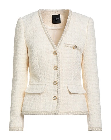 MARCIANO by GUESS Jacket Ivory 65% Polyester, 30% Wool, 5% Metal