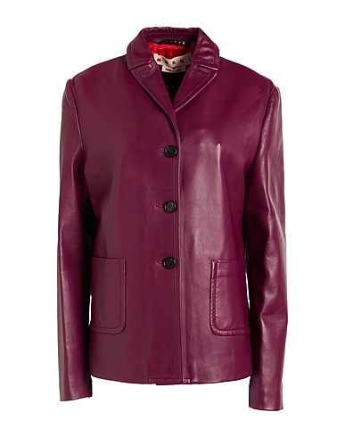 MARNI Jacket Garnet 100% Lambskin