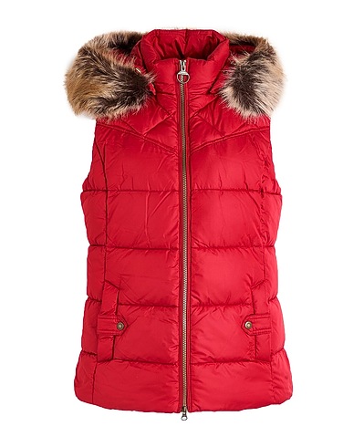 BARBOUR Gilet Red 100% Polyester, Modacrylic