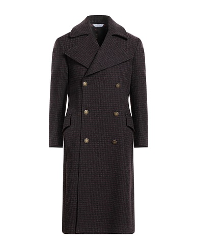 BOTTEGA MARTINESE Coat Burgundy 60% Wool, 30% Polyester, 5% Polyamide, 5% Cashmere