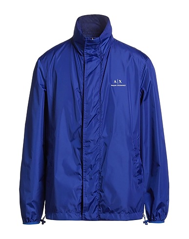 ARMANI EXCHANGE Jacket Bright blue 100% Polyester