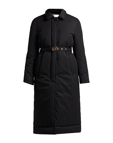 BLUMARINE Shell jacket Black 59% Polyester, 28% Cotton, 13% Polyurethane
