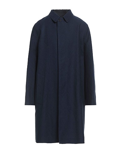MISSONI Lange Jacke Nachtblau 43% Acryl, 21% Polyester, 17% Wolle, 15% Synthetische Fasern, 4% Andere Fasern