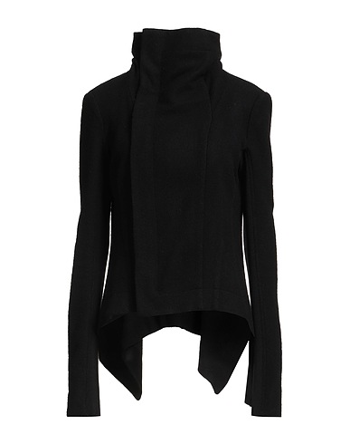 RICK OWENS Biker jacket Black 100% Virgin Wool