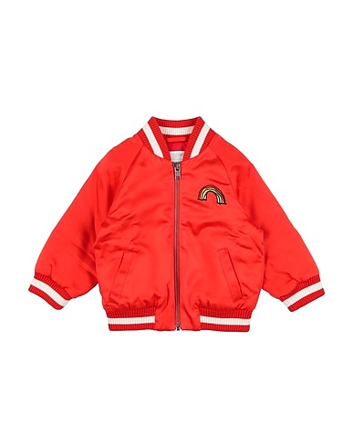STELLA McCARTNEY KIDS Jacket Tomato red 83% Polyester, 17% Cotton