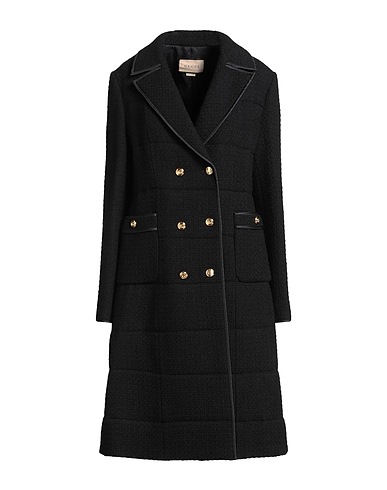 GUCCI Coat Black 98% Wool, 2% Polyamide