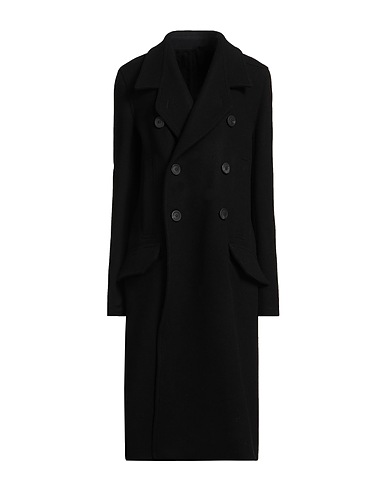 RICK OWENS Coat Black 100% Virgin Wool