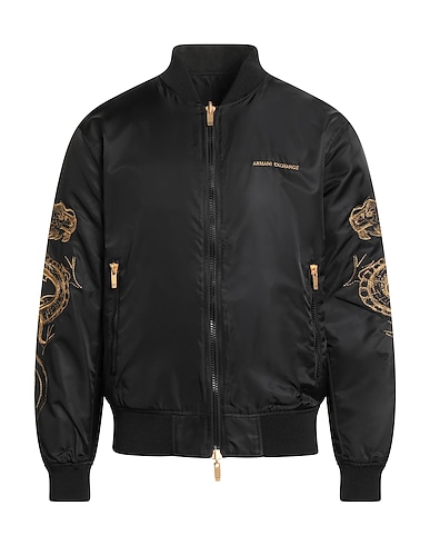 ARMANI EXCHANGE Bomber Black 100% Polyamide, Polyester