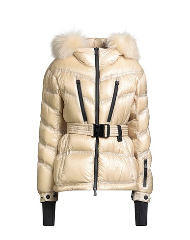 MONCLER GRENOBLE Piumino Beige 100% Poliammide, Pelo di capra