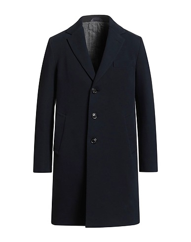 CIRCOLO 1901 Coat Navy blue 95% Cotton, 5% Elastane