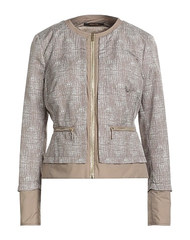 MOORER Jacket Beige 100% Polyester, Polyamide