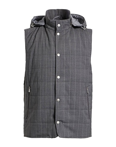 ELEVENTY Vest Gunmetal 99% Wool, 1% Elastane