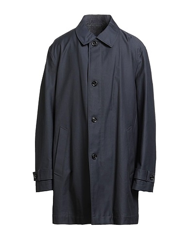 BOSS HUGO BOSS Full-length jacket Midnight blue 59% Cotton, 41% Polyester