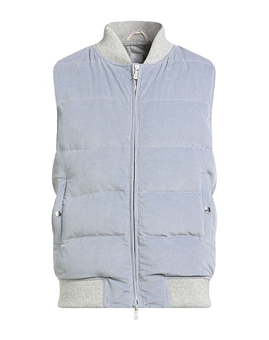 ELEVENTY Gilet Sky blue 91% Cotton, 8% Cashmere, 1% Elastane, Wool
