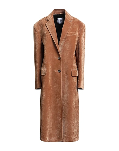 MSGM Coat Camel 90% Cotton, 10% Viscose