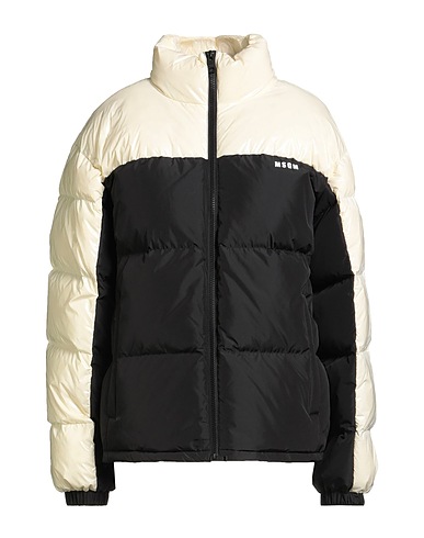 MSGM Shell jacket Cream 100% Polyester, Polyamide