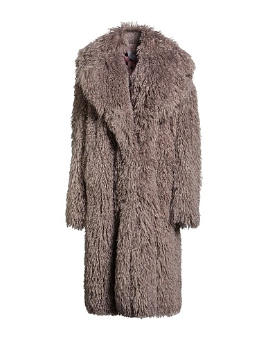 MSGM Teddy Coat Tortora 100% Poliestere