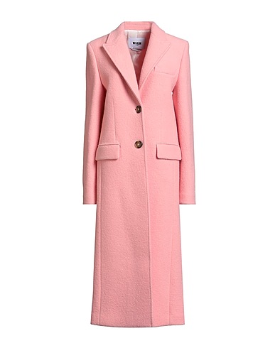 MSGM Coat Salmon pink 100% Virgin Wool