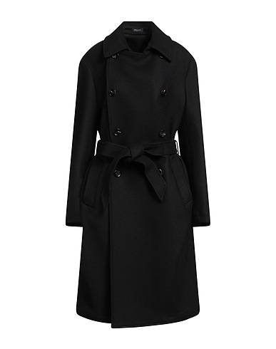 BRERAS Milano Coat Black 78% Wool, 22% Nylon