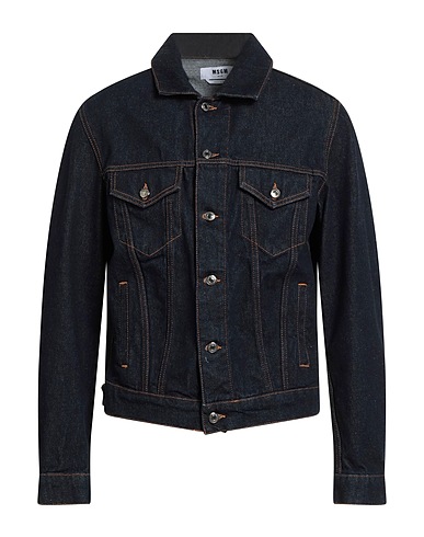 MSGM Denim jacket Blue 100% Cotton