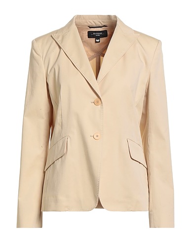 WEEKEND MAX MARA Blazer Beige 97% Cotton, 3% Elastane