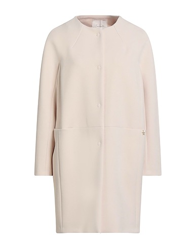 SOUVENIR Coat Beige 65% Polyester, 32% Viscose, 3% Elastane