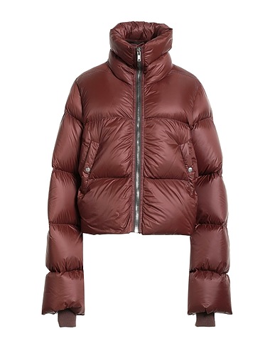 RICK OWENS Shell  jacket Brick 100% Polyamide, Virgin Wool
