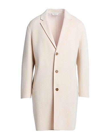 PAOLONI Coat Beige 80% Wool, 20% Polyamide