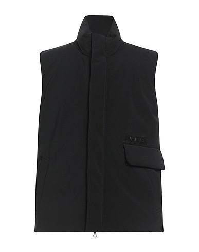 ASPESI Gilet Black 91% Polyester, 9% Polyurethane