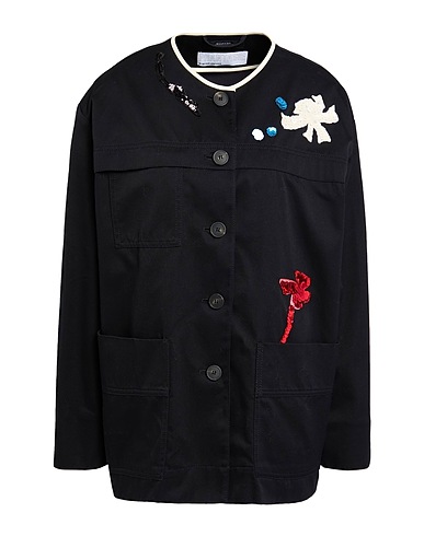 WEEKEND MAX MARA Jacket Black 100% Cotton