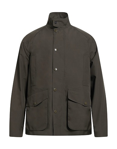 BARBOUR Jacket Military green 100% Polyester, Polyurethane