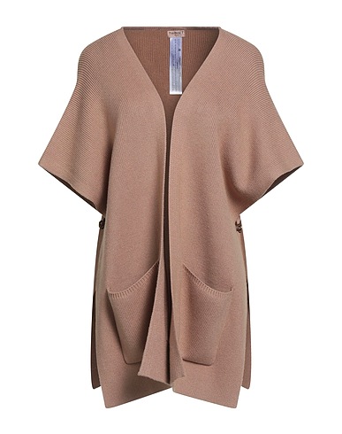 TWINSET Cape Light brown 50% Viscose, 28% Polyester, 22% Polyamide, Acrylic, Wool